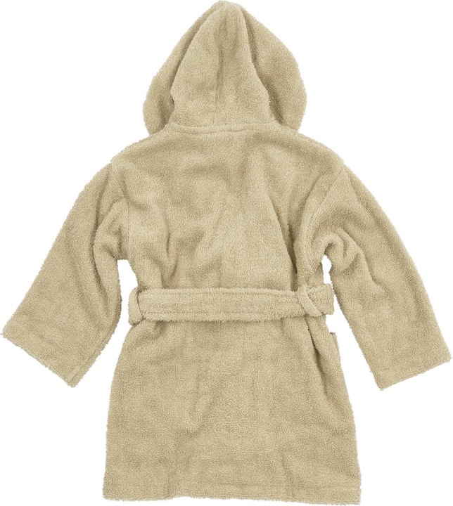 Actual product image Meyco Bathrobe mt 98/104 basic towelling sand (104)
