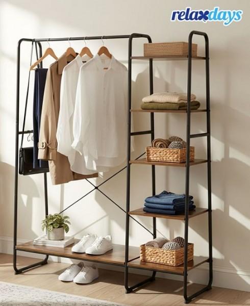 Actual product image Relaxdays coat rack