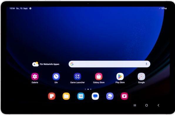 Actual product image Samsung Galaxy Tab S9 5G (5G, 11", 256 GB, Beige)