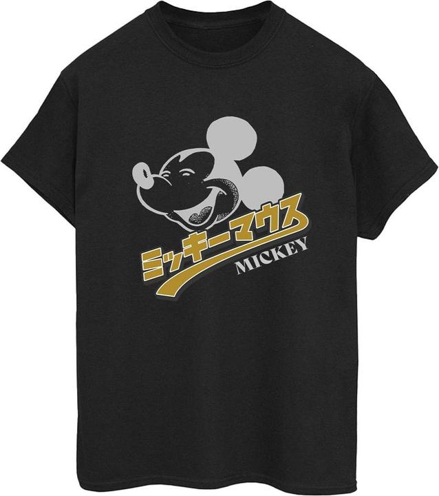 Actual product image Disney Womens/Ladies Mickey Mouse Japanese Cotton Boyfriend T-Shirt (M)