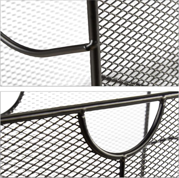 Actual product image Relaxdays Mesh Newspaper Stand (39 x 17 x 27 cm)
