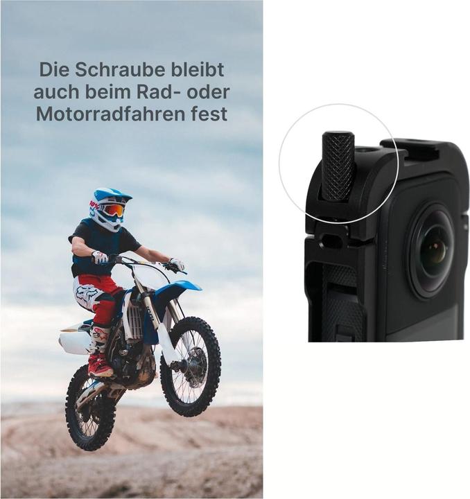 Actual product image Hermex Utility Cage for Insta360 X3 Utility Frame Frame Protection Aluminium