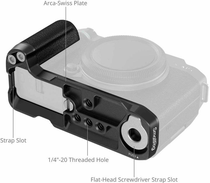 Image du produit SmallRig Plaque de montage en forme de L pour FUJIFILM X M5 (Cage)
