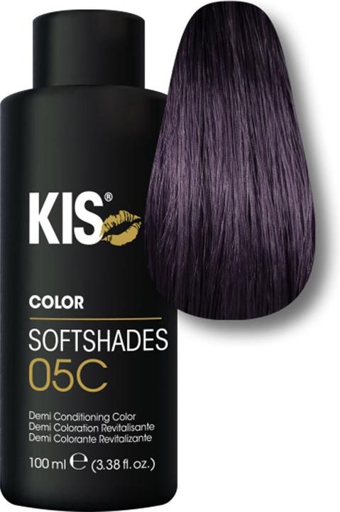 Actual product image KIS Royal SoftShades Demi Conditioning Colours 5C 100ml Gloss Dye Colour Corrections and Refreshment (5C)