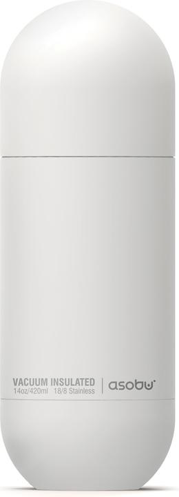 Image du produit Asobu ORB - Bouteille isolante en acier inoxydable avec gobelet blanc (0.46 l)