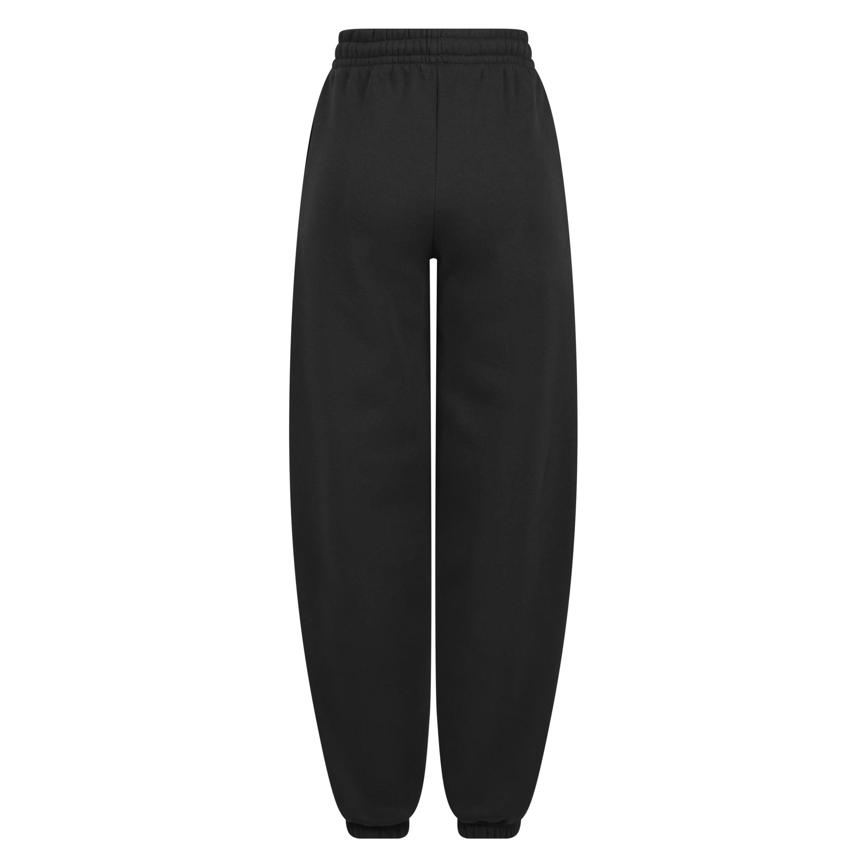 Urban Classics, Damen, Sporthose, Ladies Fluffy Sweatpants - 171979 (3XL), Schwarz
