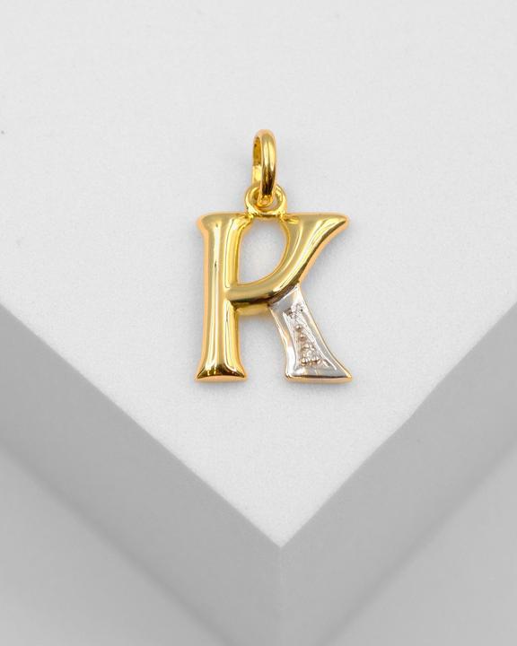 Image du produit Muau Lettre (750, Or jaune 18 carats, Or blanc)
