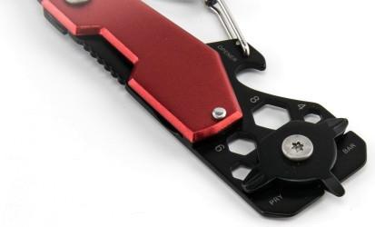 Actual product image Troika Pocket knife Toolinator 10 functions Red / Black