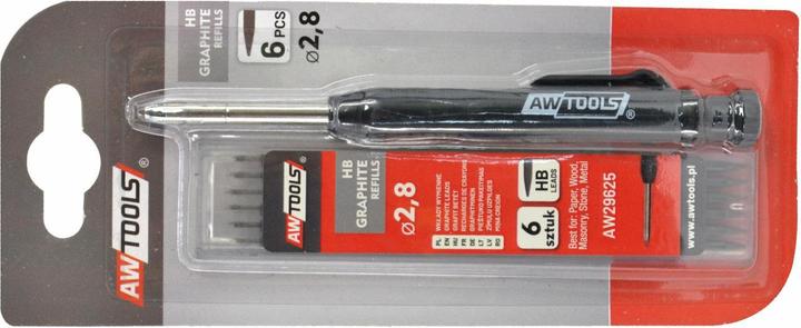 Produktbild Awtools OŁÓWEK AUTOMATYCZNY + WKŁADY 6szt. / BLISTER (6x)