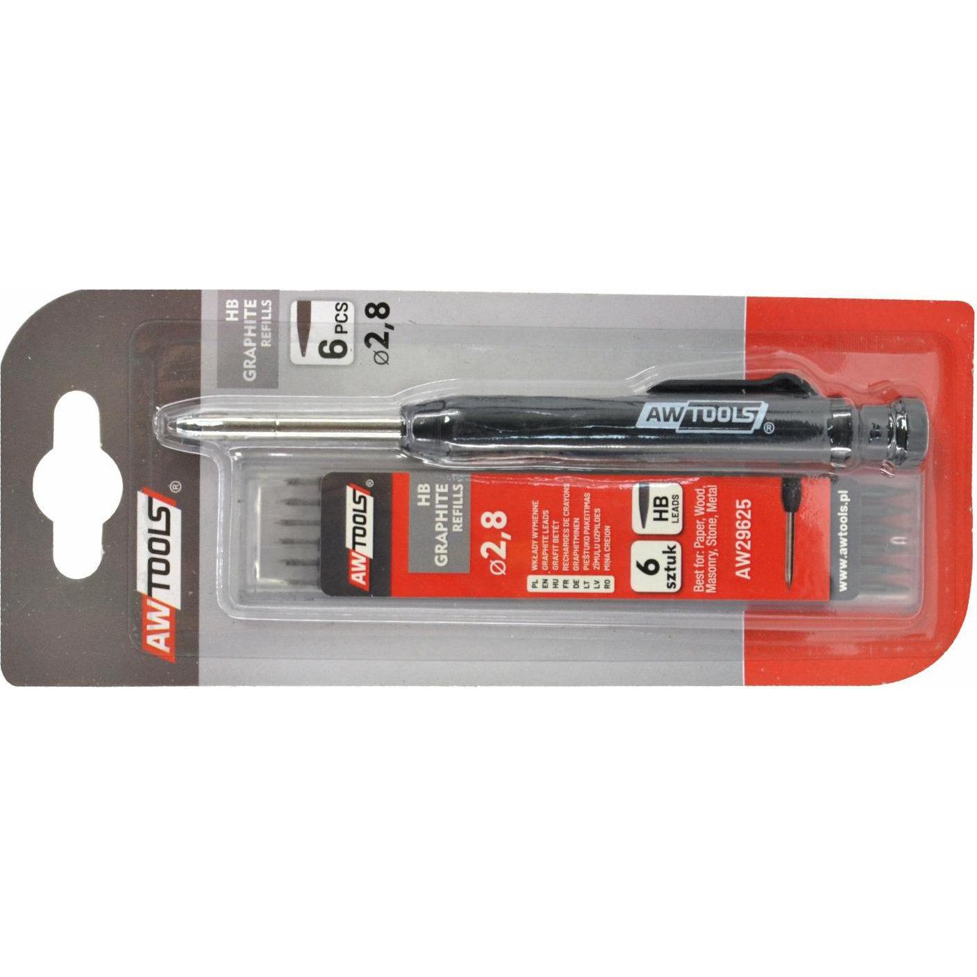 Awtools, Bleistift, OŁÓWEK AUTOMATYCZNY + WKŁADY 6szt. / BLISTER