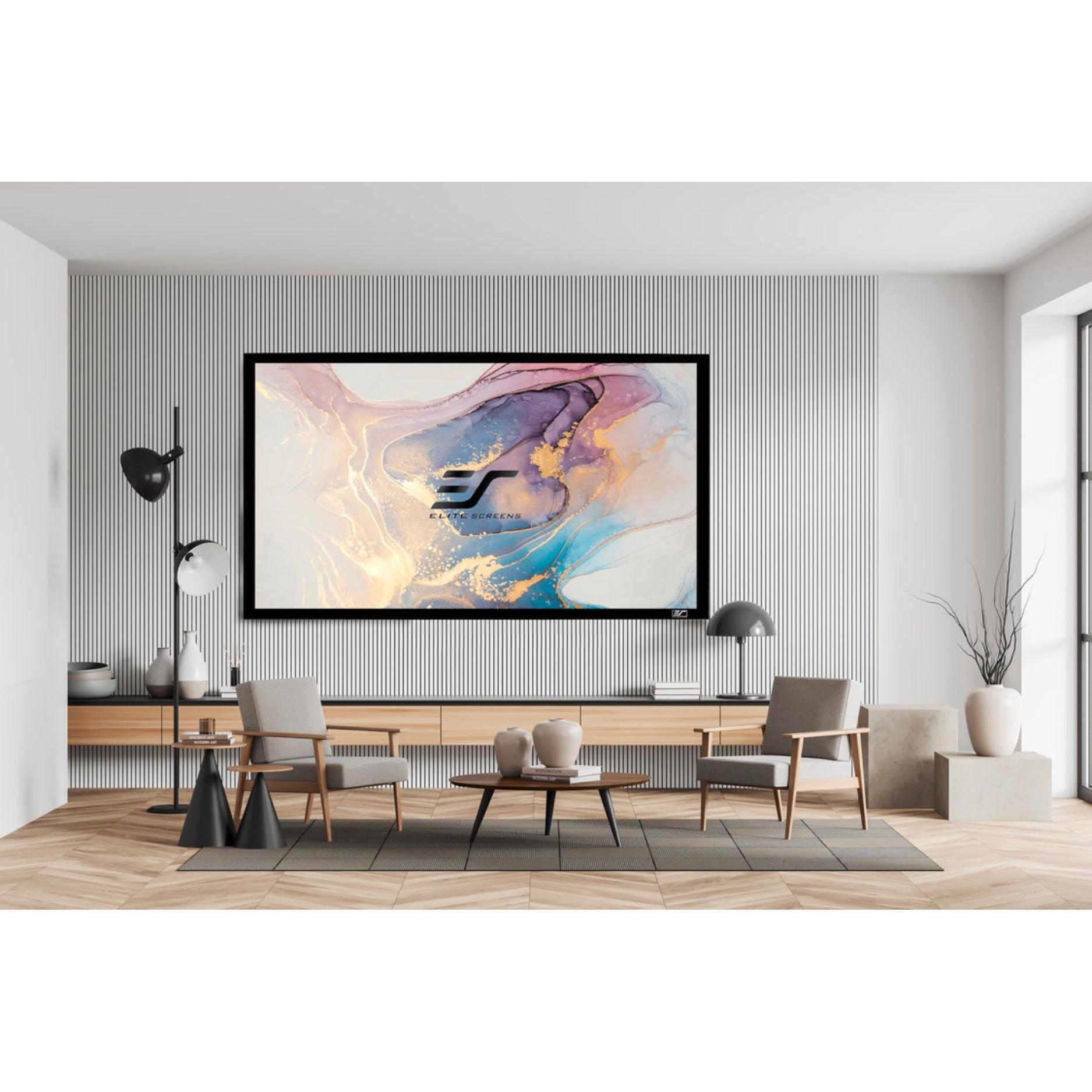 Thumbnail - Elite Screens EZ FRAME - RAHMENLEINWAND / 21:9 / 125 "/ CineWhite A8K für: Normal, Standard & (125", 21:9), Leinwand
