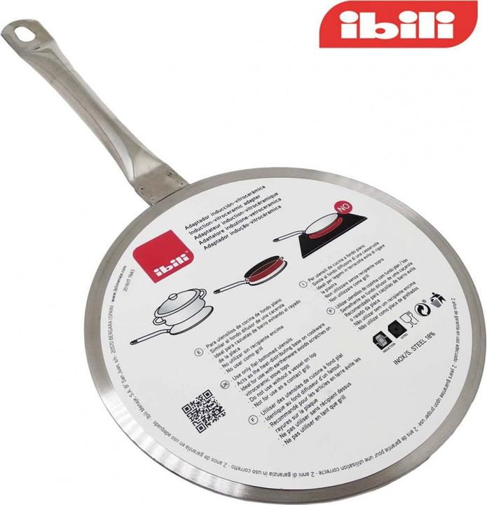 Produktbild Ibili Induktionsplatte (Edelstahl, 24 x 2 cm)