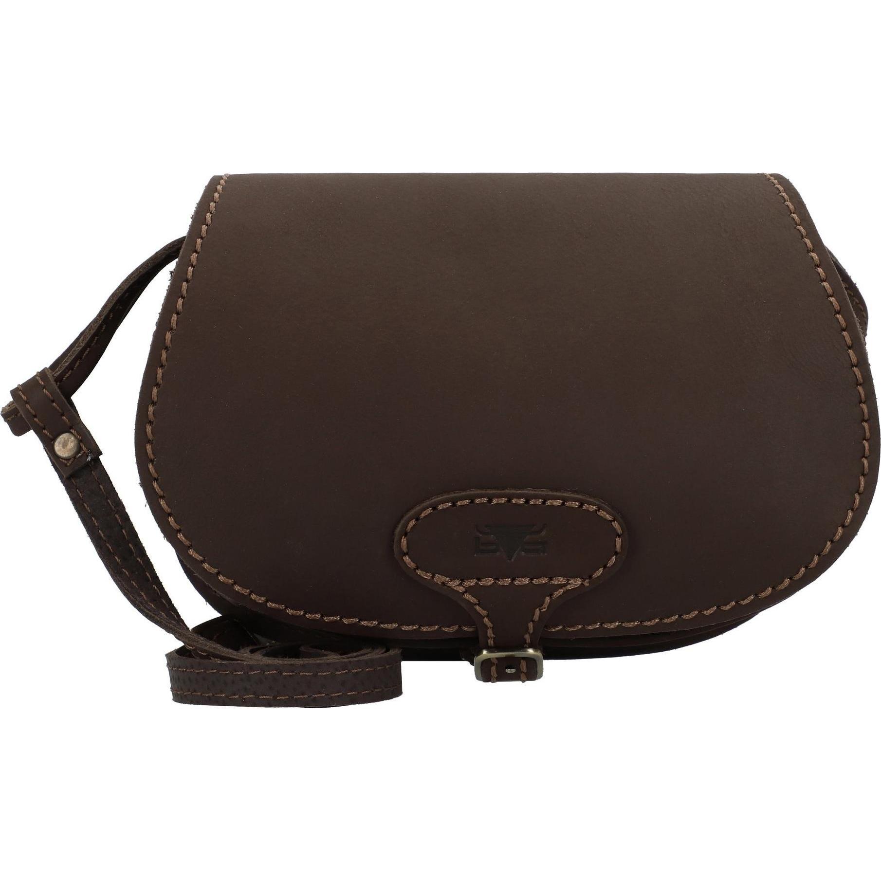 Mika, Handtasche, Damentasche BONNY Shoulder Bag BONNY dunkelbraun dark brown, Braun