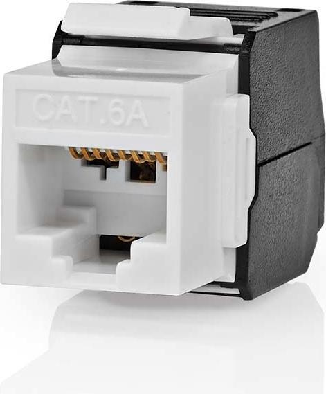 Actual product image Nedis Keystone | CAT6a | RJ45 socket | U/UTP | ABS | Box (U/UTP, CAT6a)