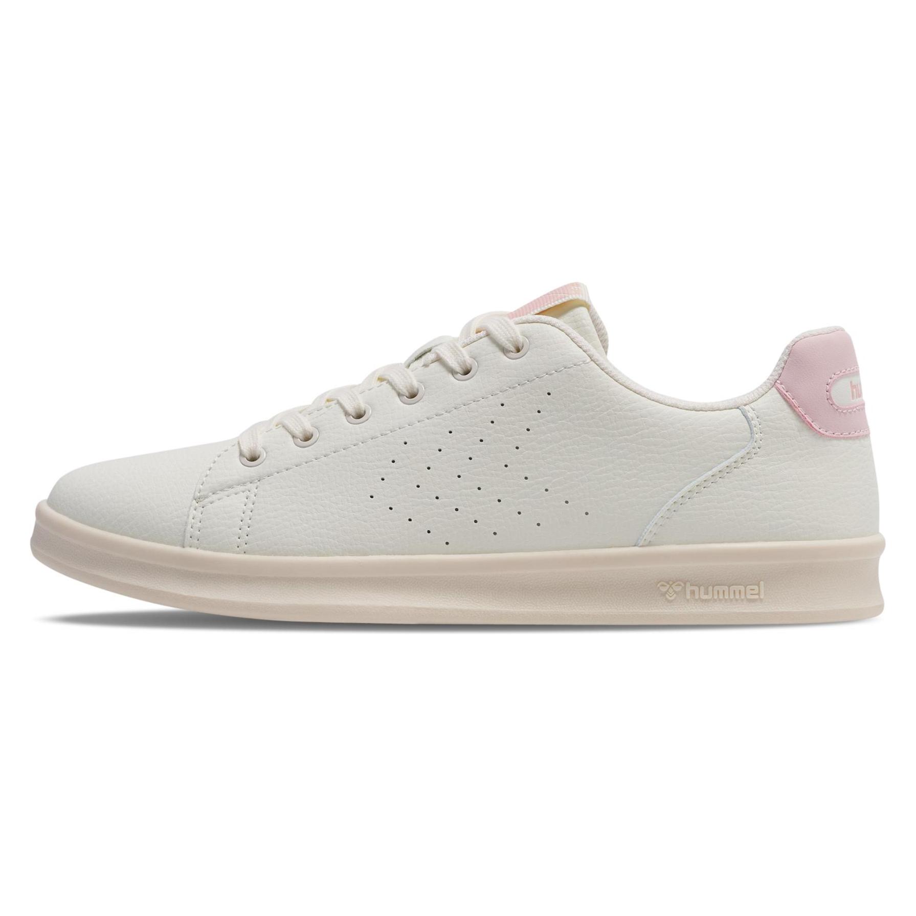 Hummel, Damen, Sneakers, Court Line Ba, Weiss, Pink, Violett, (41)