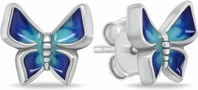 Image du produit Brilio Argent - Ladybug boucles d'oreilles en argent avec zircons colorés EA1103WRBW