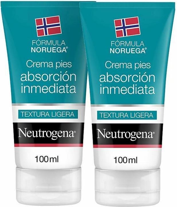 Neutrogena cr pies rapida absor 2x100ml (Fusscrème & Fussgel, 100 ml)