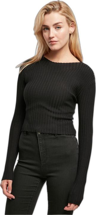 Produktbild Urban Classics Ladies Short Rib Knit Twisted Back Sweater - 21165 (5XL)