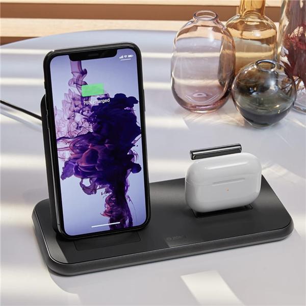 Immagine prodotto Zens Alluminio doppio caricatore senza fili + dock (20 W)