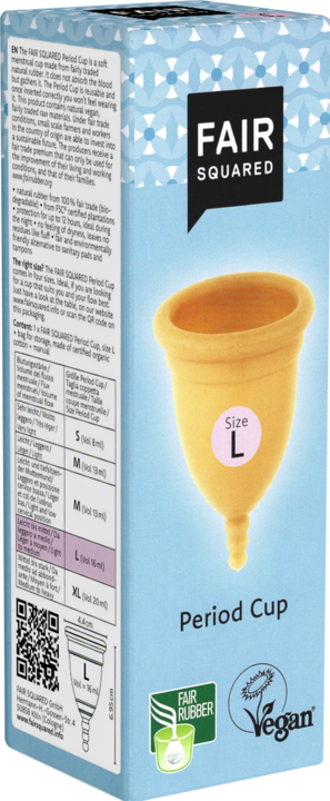 Actual product image Fair Squared Period Cup (Large)