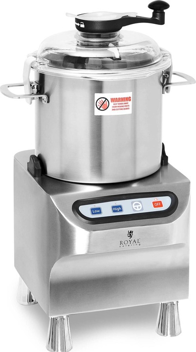 Produktbild Royal Catering Tischkutter Küchencutter Kutter Küchenmaschine Küchencutter 8 L Edelstahl Gastro (8000 ml, 800 W)