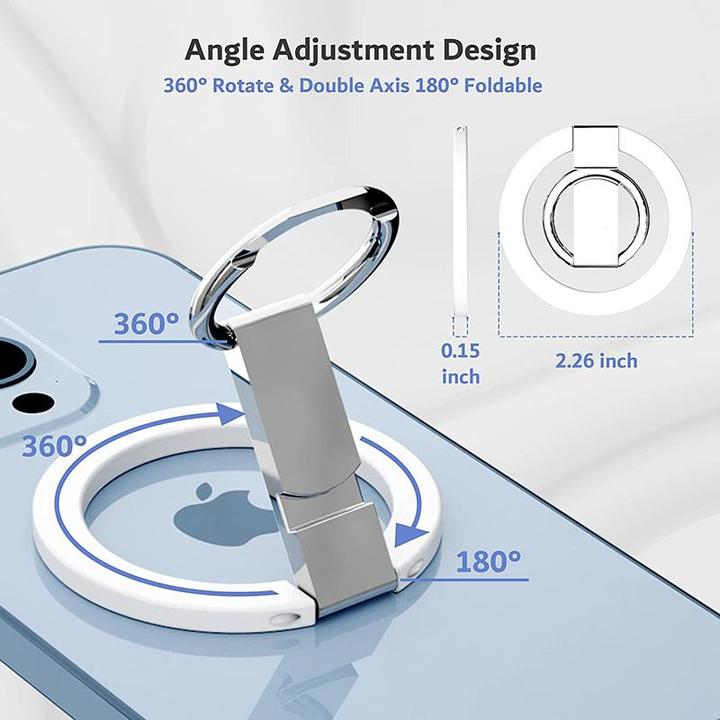 Produktbild PhoneLook Universal Stütz-Ring magnetisch MagSafe 360 drehbar und verstellbar