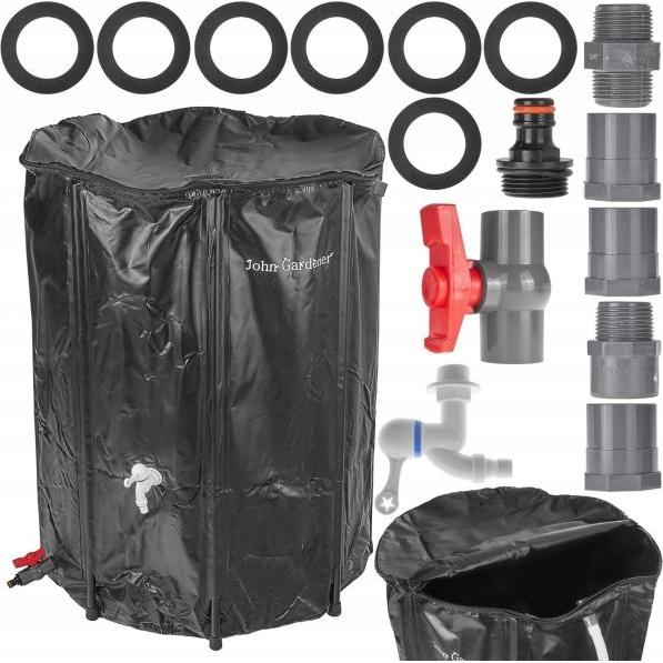 GEKO, Serbatoi per l'acqua piovana + Serbatoi interrati, Zbiornik składany PVC na wodę deszczową 500L (4) (500 l)