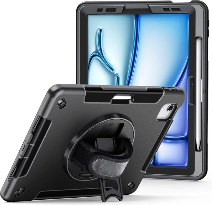 JT Berlin Rugged Kickstand & Handstrap Case (Apple iPad Air 11 2024, Apple iPad Air 11 2025)