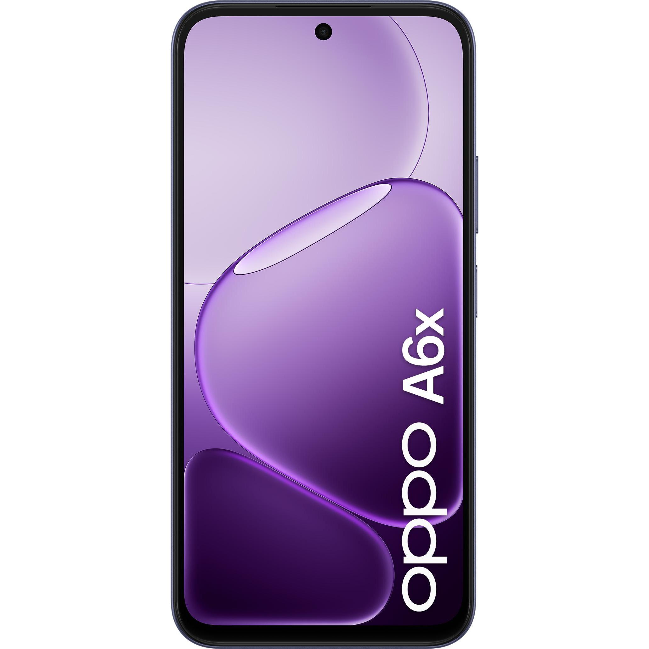 Vodafone A6X DS 4+128 VOD BLACK PURPLE (128 GB, Nero Viola, 6.75", Doppia SIM, 4G), Smartphone, Nero, Viola
