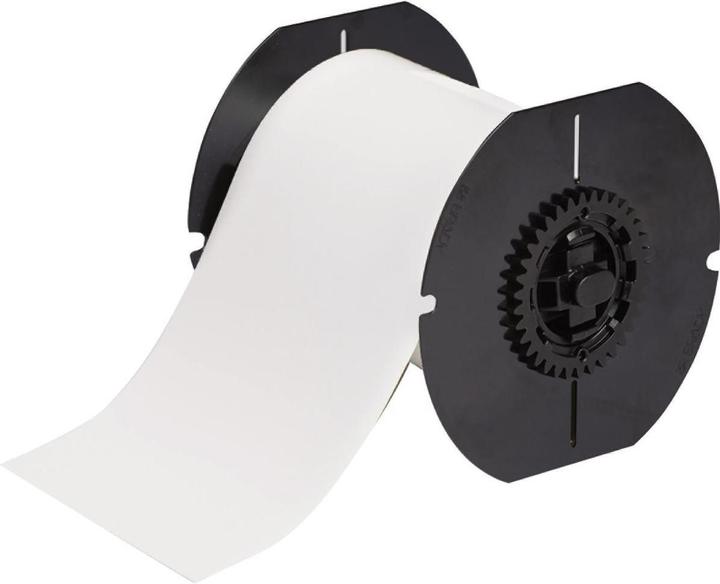 Produktbild Brady B30C-4250-551-WT, Polyester-Anhänger, Weiss, matt, 107.95 mm x 15.24 m, nicht klebend, Endlos