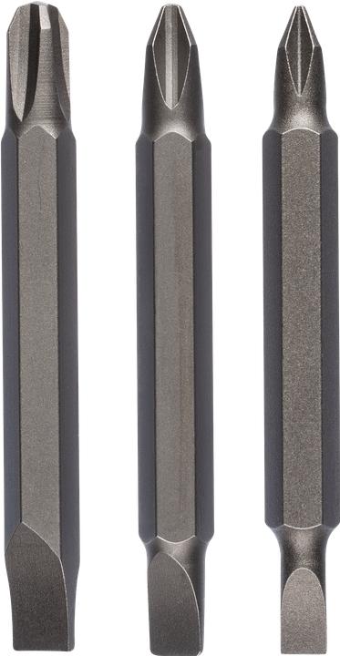 Actual product image Bosch Zubehör 3tlg. Doppelklingen-Set für Phillips-Kreuzschlitzschrauben und Längsschlitzschrauben (PH, S) (Cross Phillips PH)