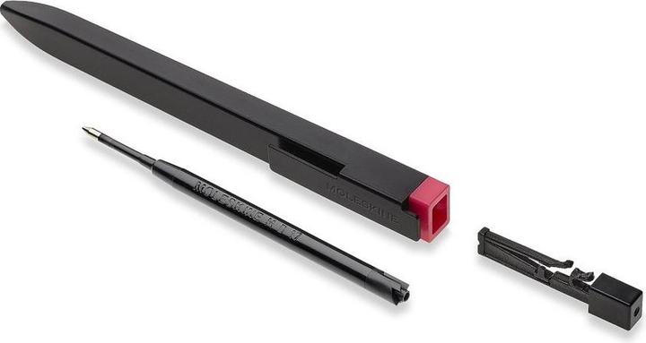 Produktbild Moleskine Go Pen tagged black 1.0 Pattern magenta