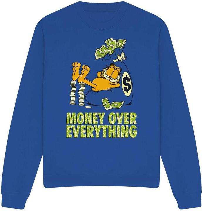 Immagine prodotto Garfield Money Is Everything Felpa Adulto Unisex (XL)