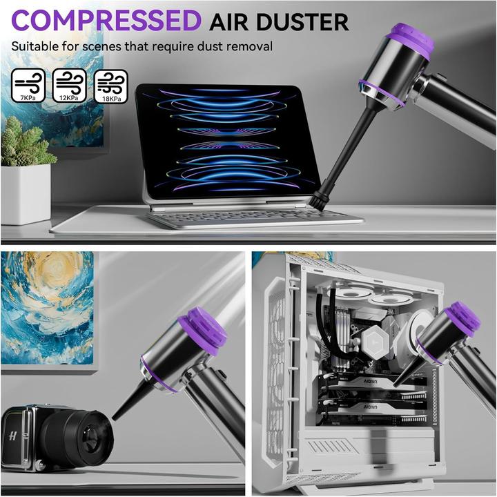 Actual product image Cbx Multifunktionaler und kompakter Handstaubsauger 9-teilig