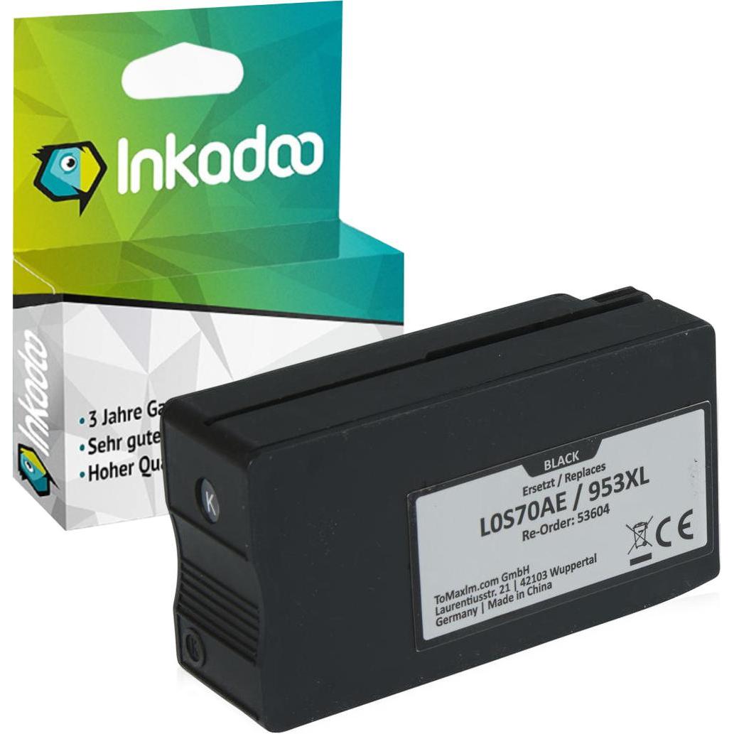 Thumbnail - Inkadoo, Druckerpatrone, Kompatibel Tinte für HP OfficeJet Pro 8725 (BK)