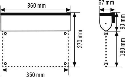 Actual product image Esylux ETSE LED emergency light