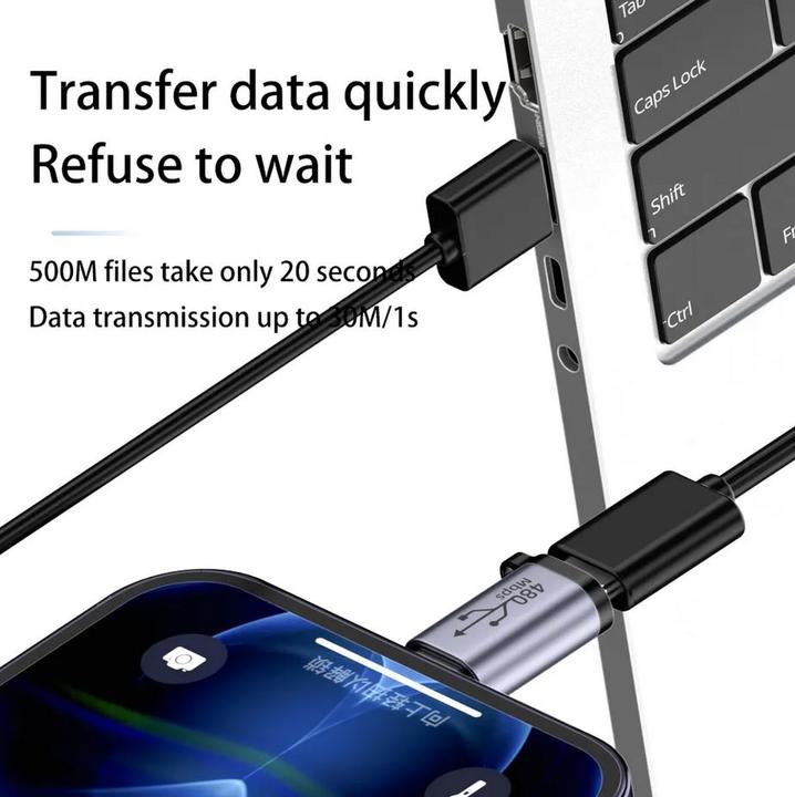 Image du produit PhoneLook Micro USB vers Lightning Adaptateur de charge de haute qualité Connecteur Transfert de données 480 (Micro USB, Lightning)