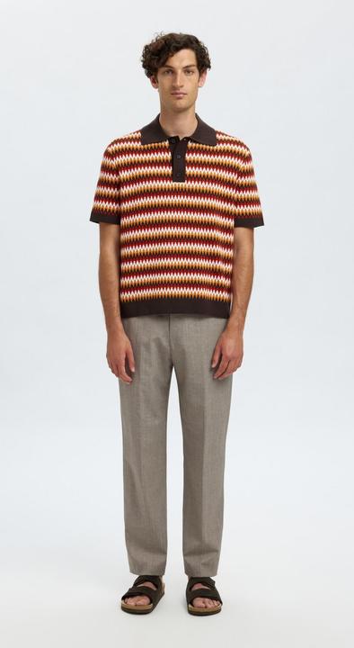Image du produit Selected Homme Kurzärmeliges Polohemd aus Strick (XL)