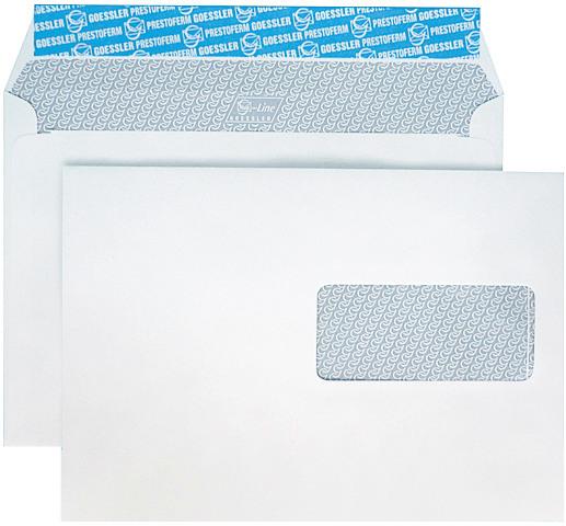 Produktbild Goessler Couvert G-Line m/Fenster C5 2161 100g, weiss 500 Stück (C5, 500x)