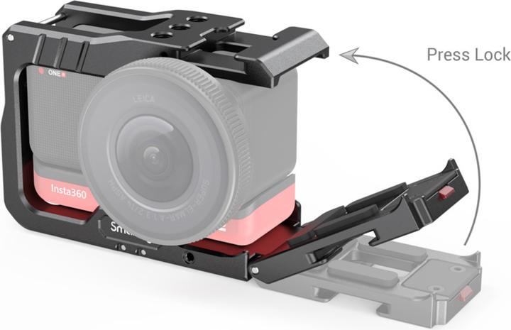 Produktbild SmallRig Vlogging Cage and 52mm Filter Adapter for Insta360 ONE R 4K Edition 2901 (Cage)