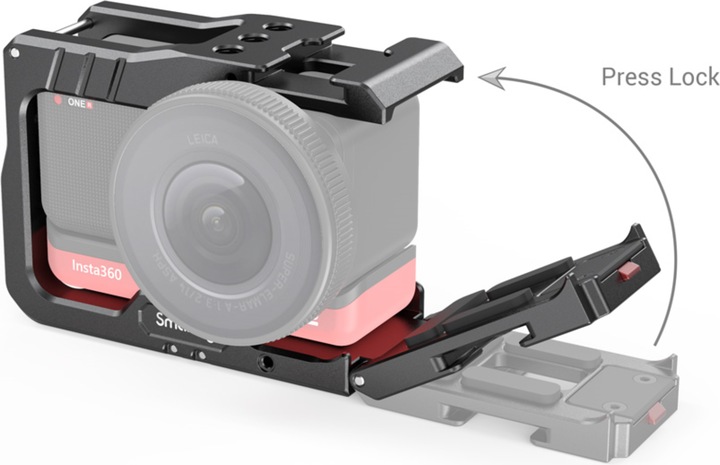 Actual product image SmallRig Vlogging Cage and 52mm Filter Adapter for Insta360 ONE R 4K Edition 2901 (Cage)