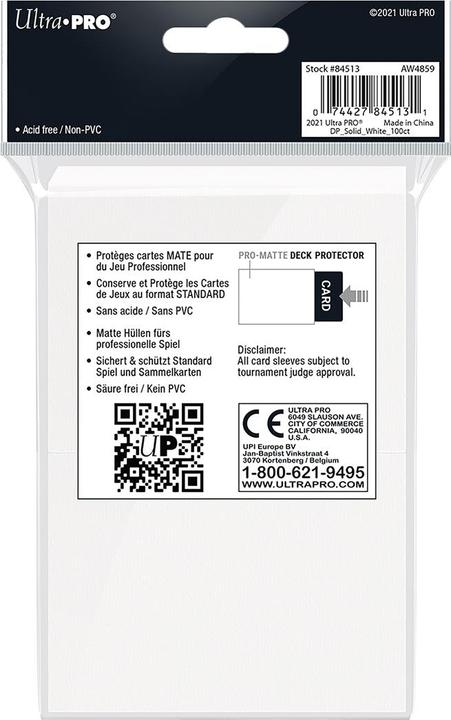 Image du produit Ultra Pro Tapis PRO blanc standard