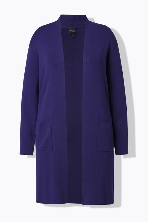 Produktbild Ulla Popken Strickjacke, lange, offene Form, weicher Feinstrick (54)