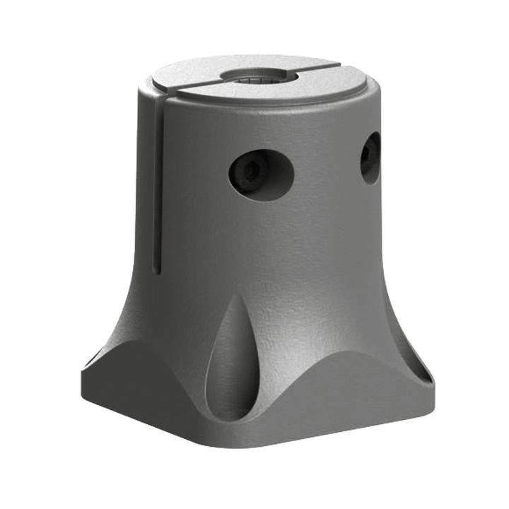 Actual product image Led2work Mounting accessories Articulated arm light Screw-on base plastic 60x60