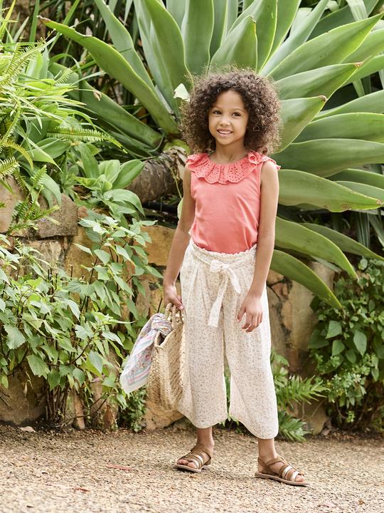 Produktbild Vertbaudet Mädchen Paperbag-Hose, 7/8