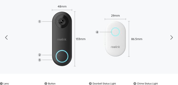 Produktbild Reolink Video Doorbell (Kabellos)