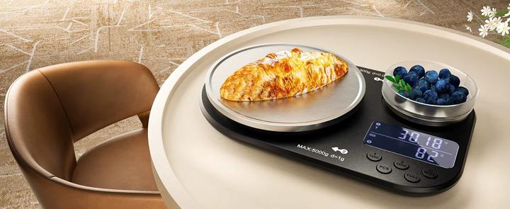 Actual product image Swissdetector Dual platform digital kitchen scale