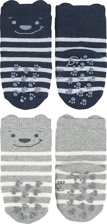 Produktbild Sterntaler Antirutsch-Socken 2er Set Bär Marine Gr. 17-18 (2er Pack, 17 - 18)