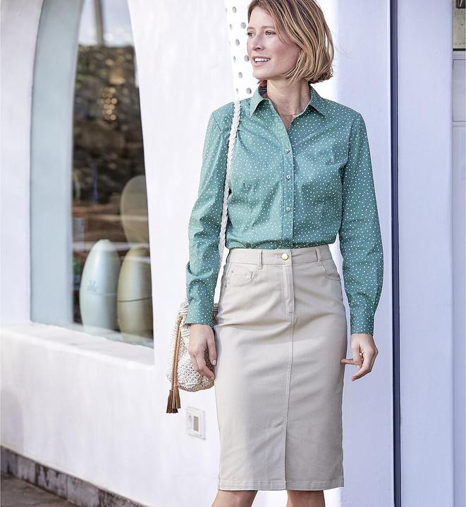 Immagine prodotto Anne Weyburn Gerader Rock aus Baumwollstretch (48)
