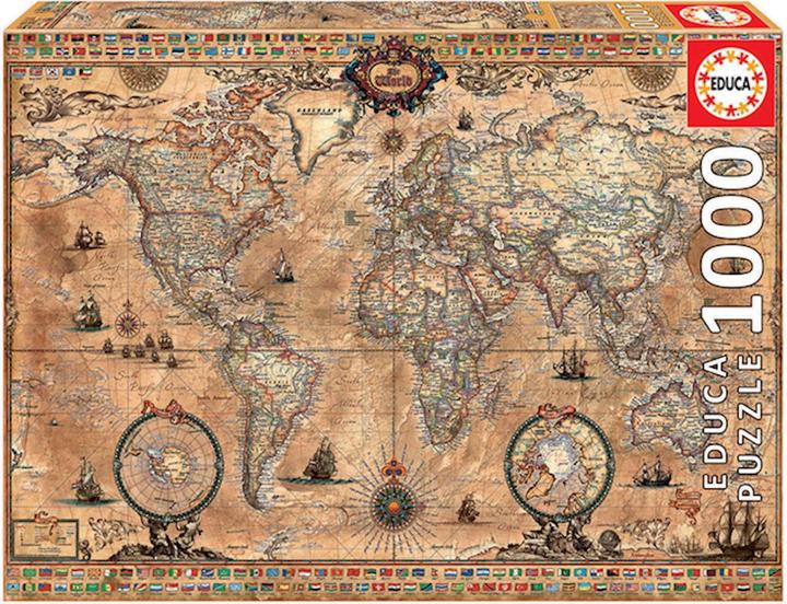 Produktbild Educa Antique World Map (1000 Teile)